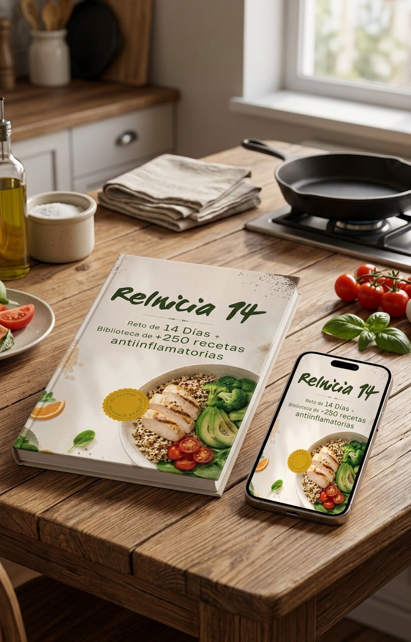 REINICIA 14™: El Sistema Antiinflamatorio para Desinflamar tu Abdomen en 14 Días + 6 Bonos de Regalo